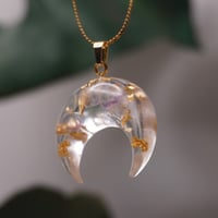 Image 2 of Pendentif - Lune De Quartz Et Améthyste