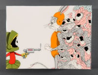 Image 1 of Marvin and The Invader 6x8 close-up