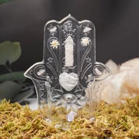 Image 1 of Plateau - Main De Hamsa Clair