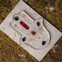 Image 2 of Plateau - Main De Hamsa Foncé