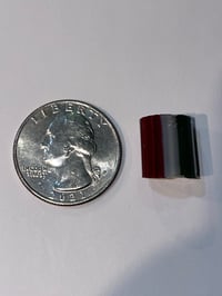 Image 2 of Mexico flag cane 2.87 grams 11mm