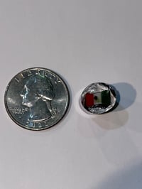 Image 1 of Mexico flag cane 2.87 grams 11mm