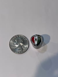 Image 1 of Mexico heart flag cane 5.84 grams 16mm