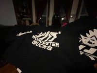 Image 2 of The Outdoor Cat (White On Black)