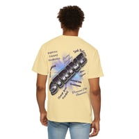 Image 7 of Unisex Garment-Dyed T-shirt with "Strive" and Positive Phrases Design