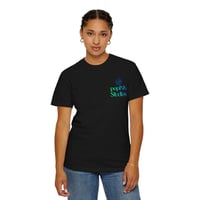 Image 14 of Unisex Garment-Dyed T-shirt with "Strive" and Positive Phrases Design