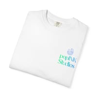 Image 24 of Unisex Garment-Dyed T-shirt with "Strive" and Positive Phrases Design