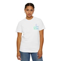 Image 25 of Unisex Garment-Dyed T-shirt with "Strive" and Positive Phrases Design