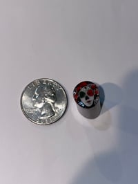 Image 2 of Día de los Muertos La Catrina Mexico murrine cane 6.01 grams 15mm