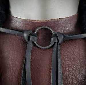 Image of Black Sheepskin Cape