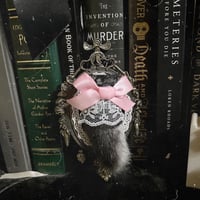 Image 1 of Victorian Mourning Bunny Tail - Style 1