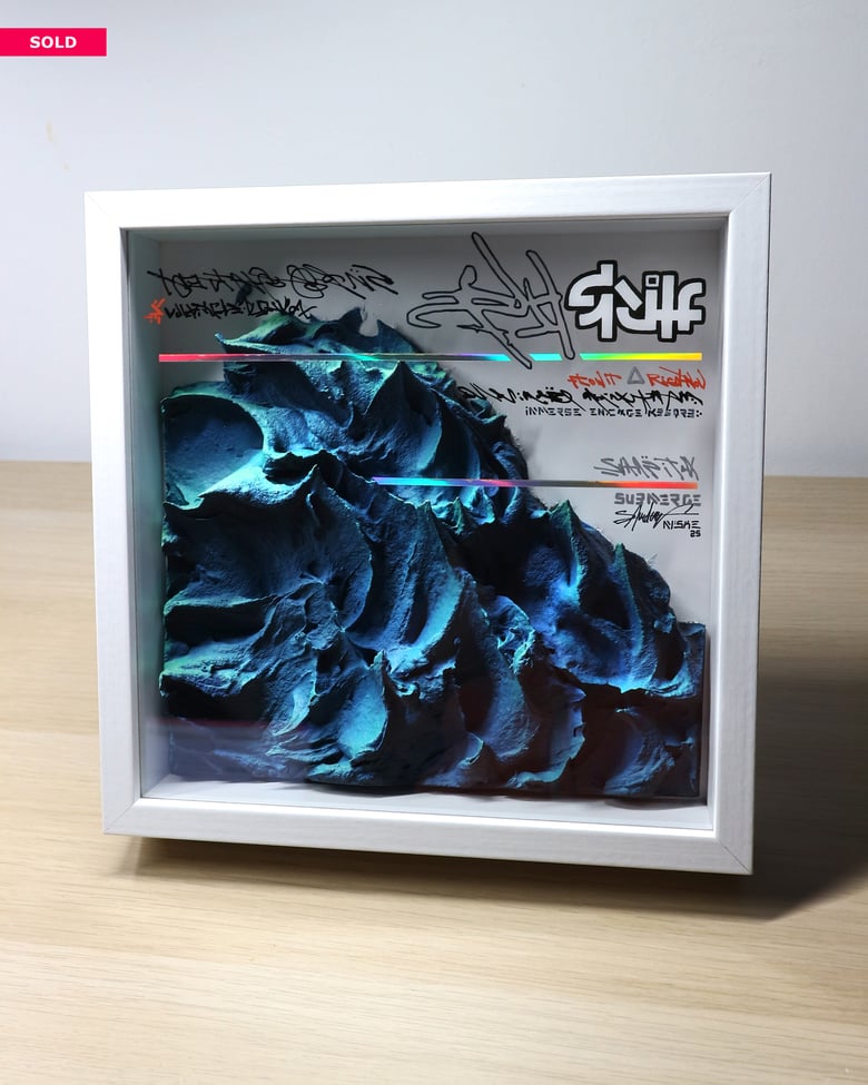 Image of "ENGULF" - 3D framed Original painting