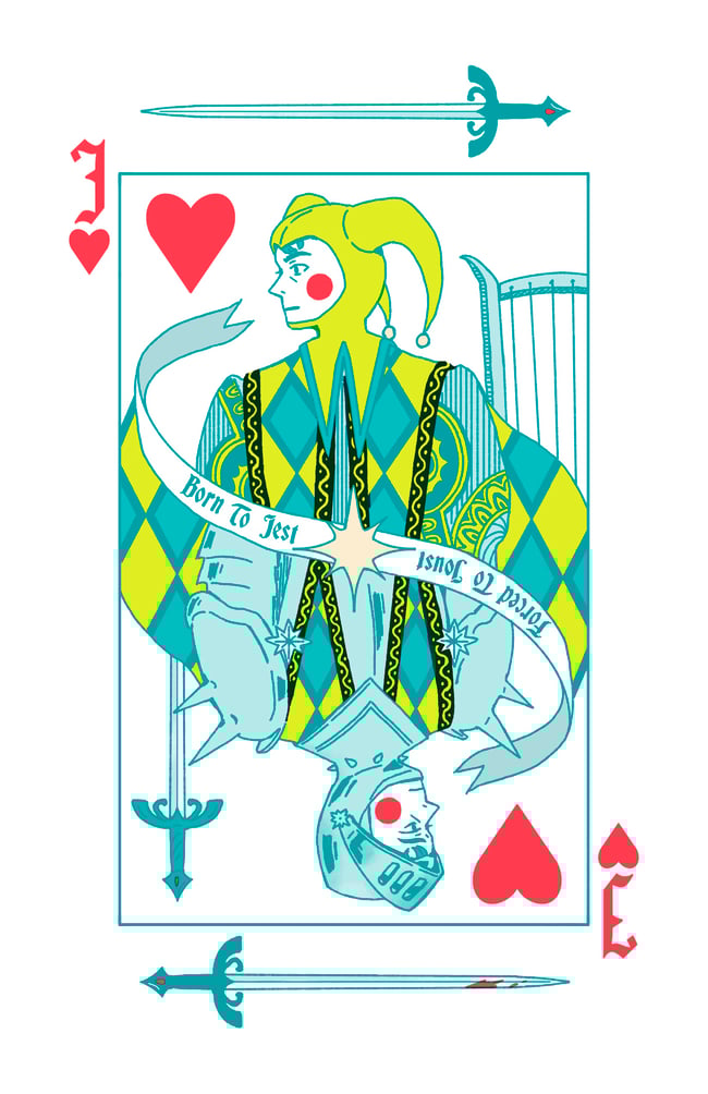 Born To Jest Riso Print