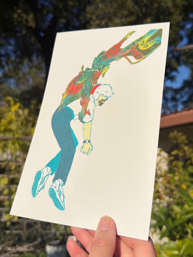 'Hikaru' Split Print