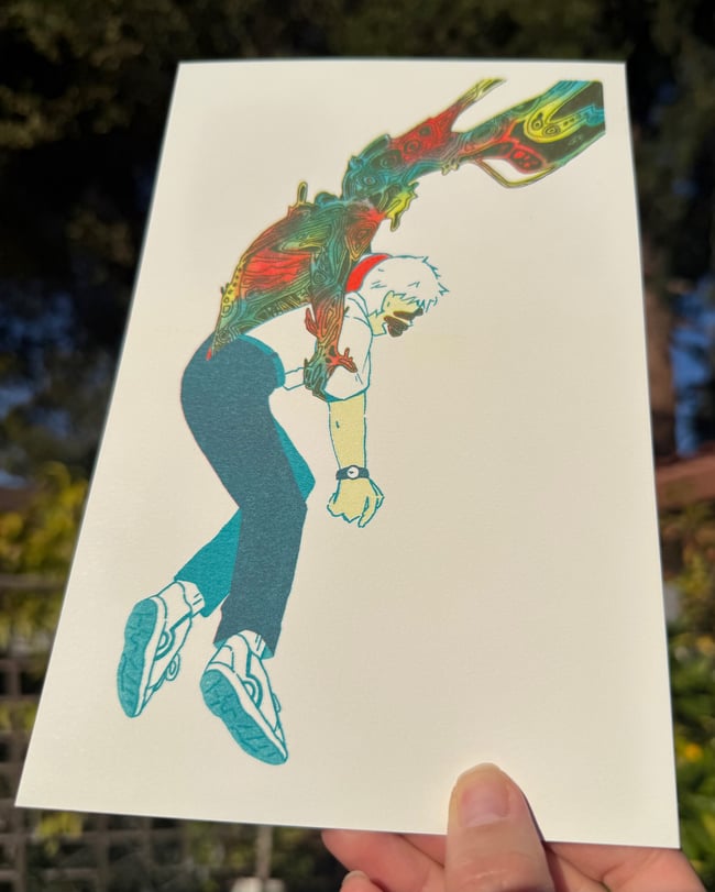 'Hikaru' Split Print