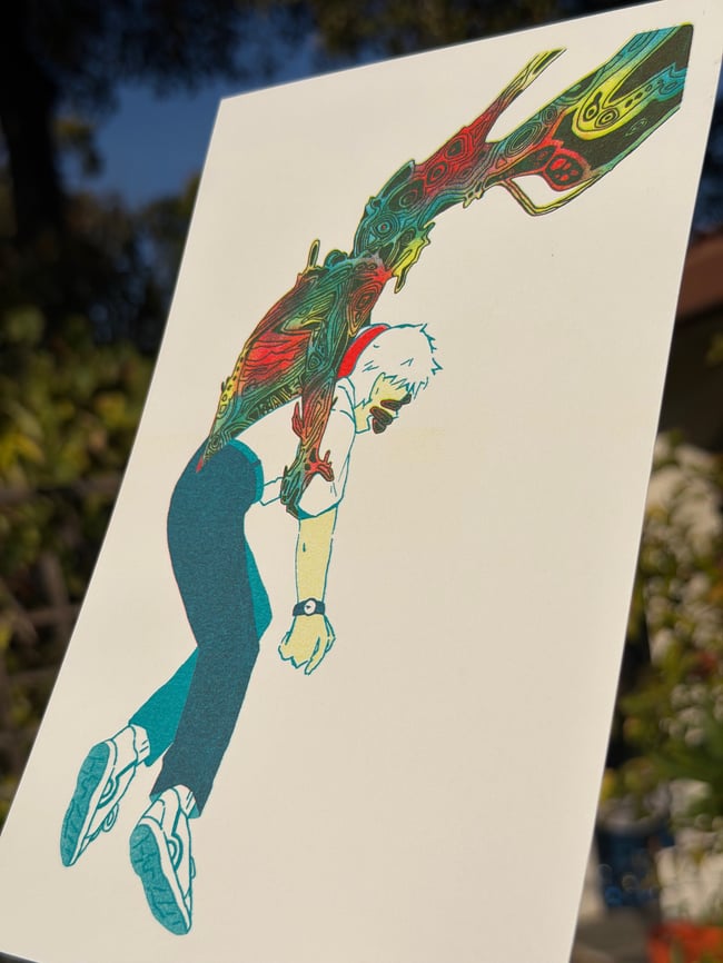 'Hikaru' Split Print