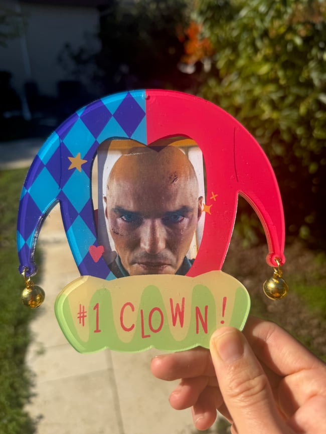 #1 Clown! Photo Card Holder