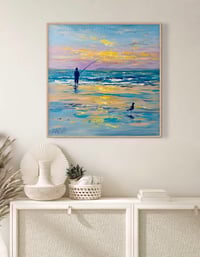 Image 2 of Original Framed Art ‘Morning Catch’