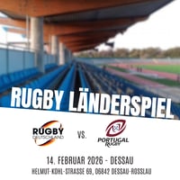 Bustour nach Dessau "Let Rugby be your Valentine"