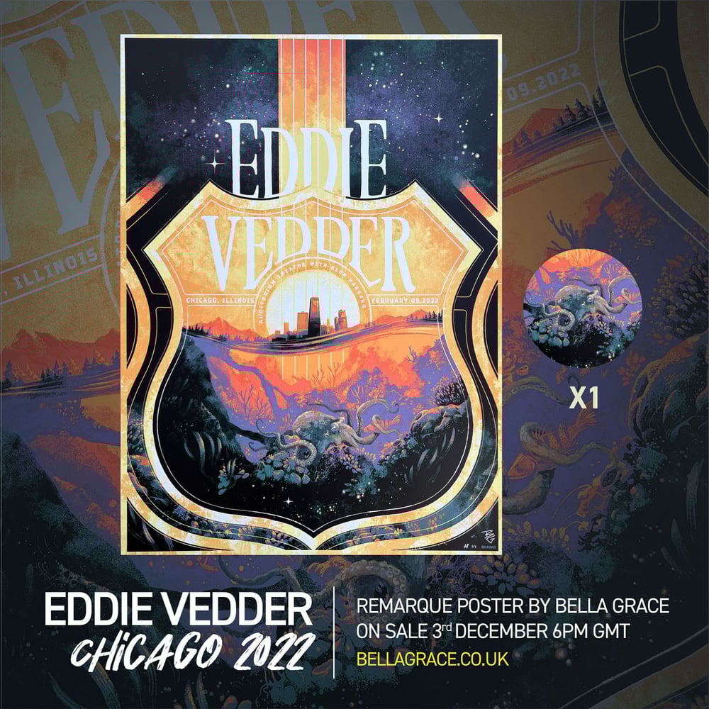 Image of Remarque of Eddie Vedder - Chicago 2022 