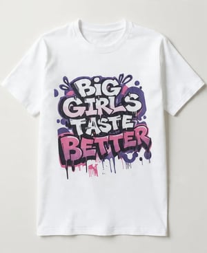 Image of BIG GIRLS TASTE BETTER T-SHIRT 2025