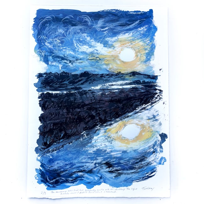 The morning was kind but forcefully gentle with me