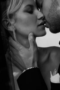 Image 1 of Paviot - Boucles d'oreilles longues Marylin - Argent