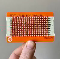 Image 1 of Train ticket brooch