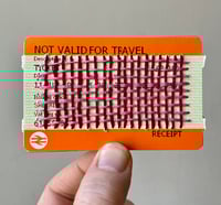 Image 2 of Train ticket brooch