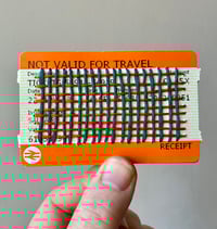 Image 3 of Train ticket brooch