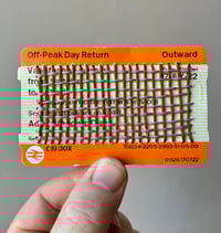 Image 4 of Train ticket brooch