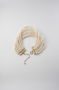 Image 1 of Paviot - Collier Sylvie sept rangs de perles - Statement