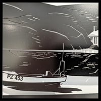 Image 3 of 🌊 “Mullion Cove” – Steel Coastal Artwork