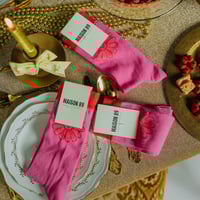 Image 1 of Chaussettes unisexe rouge Maison 89