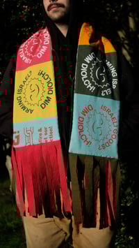 Image 2 of Multicolour printed Palestine scarf