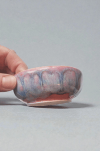 Image 4 of Small Porcelain Glazed Bowl