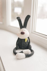 Image 1 of Isla - Sculpted Sock Bunny, Polyfilled and Weighted