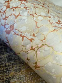 Image 2 of One of a kind hand marbled papers ''Serenity"