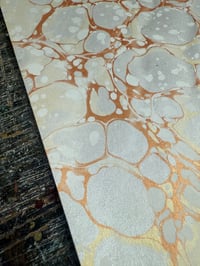 Image 3 of One of a kind hand marbled papers ''Serenity"