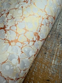 Image 4 of One of a kind hand marbled papers ''Serenity"