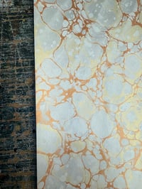Image 6 of One of a kind hand marbled papers ''Serenity"