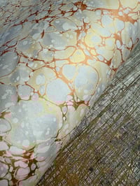 Image 8 of One of a kind hand marbled papers ''Serenity"