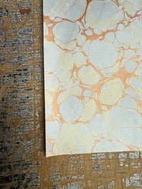 Image 9 of One of a kind hand marbled papers ''Serenity"