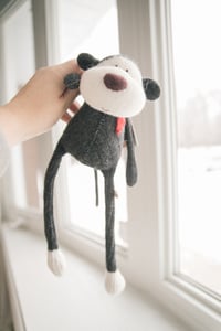 Image 2 of Finley - Sculpted Sock Monkey, Polyfilled and Weighted
