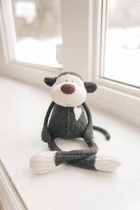 Image 1 of Fern - Sculpted Sock Monkey, Polyfilled and Weighted
