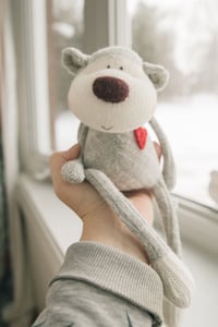 Image 1 of Willow - Sculpted Sock Monkey, Polyfilled and Weighted