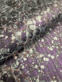 Image 2 of Some of a kind hand marbled papers ''Belladonna" (2 sheets available)