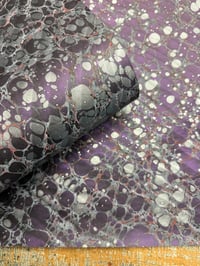 Image 4 of Some of a kind hand marbled papers ''Belladonna" (2 sheets available)