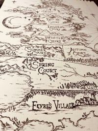 Image 2 of PREORDER A3 ACOTAR Map Print
