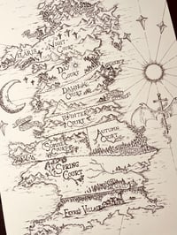 Image 1 of PREORDER A3 ACOTAR Map Print
